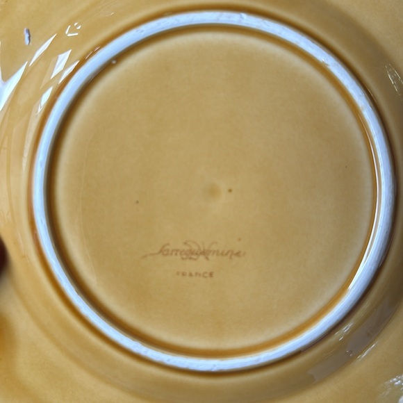 Sarreguemines Majolica Plates  7-1/2" set of 7 - Picture 10 of 12